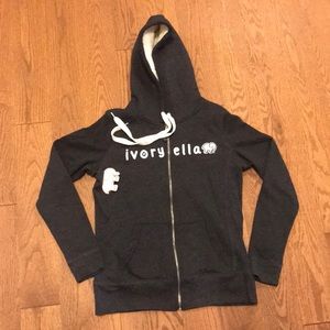 🐘 ivory ella 🐘 zip up sweatshirt